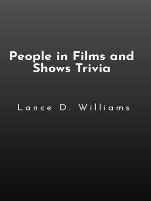 cover image of People in Films and Shows Trivia